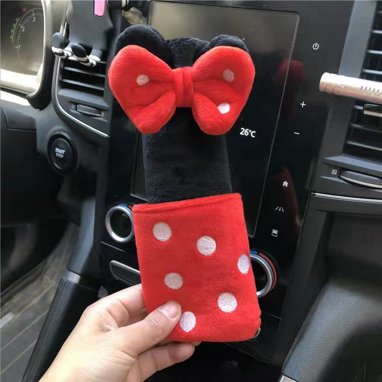 Animacinių filmų automobilio saugos saugos diržo užvalkalas moterims ir vaikams kūdikių pliušinis pečių įklotas Mieli automobilio priedai Graži apsauga, paminkštinta