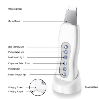 Premium Ultrasonic Scrubbers Skin Scrabers Υπέρηχοι καθαρισμού προσώπου Σπάτουλα Peeling Scrapers Face Cleaner Ultrassonico Shovel