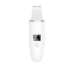 Beauty testápoló hámlasztó készülék ultrahangos bőrradír LCD EMS akne pórustisztító arc vízálló arc 170x45x21 5V