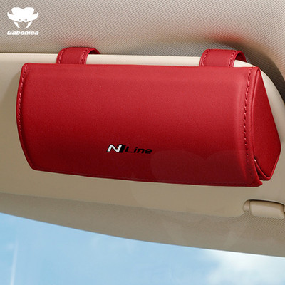 N LINE autoprillide ümbris päikeseprillide hoiukarp Hyundai tucson sonaadile Creta Azera Eon Kauai i10 i20 i30 i40 ix35 Veloster