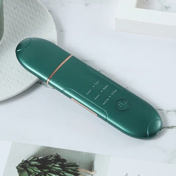 Skin Scrubber αφαίρεσης μαύρων στιγμάτων με υπερήχους Ion Vibration Acne Απολέπιση Σπάτουλα απολέπισης προσώπου Deep Face Cleaning Pore Cleaner