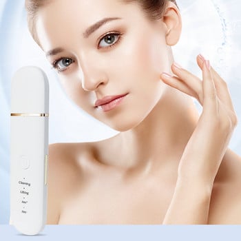 Ultrasonic Skin Scrubber Peeling Facial Remover Blackhead Face Lifting Απολεπιστικό Cleaner Deep Face Cleaning Facial Massager