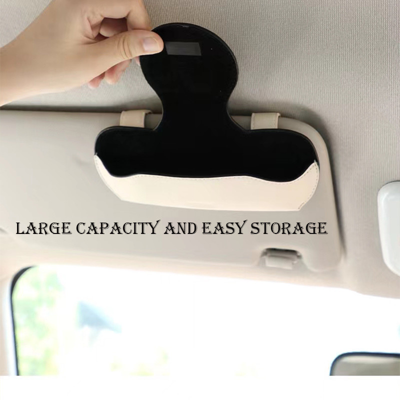 RS Sport for Renault Clio Scenic Logan Megane Koleos autós napszemüveg tartó többfunkciós szemüveg csíptető számlakapcs tartozékok