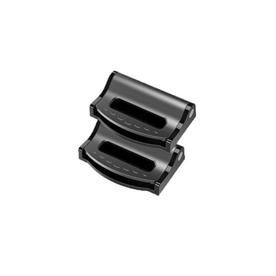 2 ks univerzálnych klipov na bezpečnostné pásy do autosedačky, nastaviteľná automatická zarážka, plastová spona, 4 farby, bezpečnostné doplnky do interiéru auta