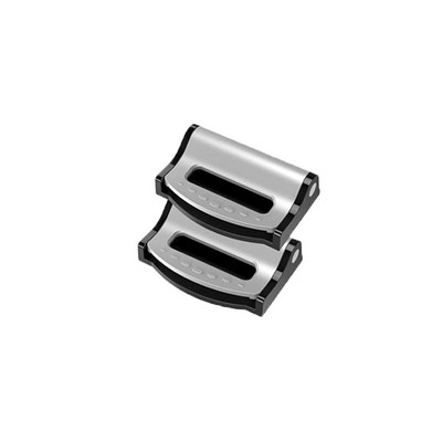 2 ks univerzálnych klipov na bezpečnostné pásy do autosedačky, nastaviteľná automatická zarážka, plastová spona, 4 farby, bezpečnostné doplnky do interiéru auta