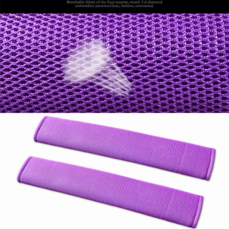 2 vnt. kvėpuojantis automobilio saugos diržo dangtelis saugos diržo pagalvėlė sumuštinis saugos diržas pečių pagalvėlės Automatinis saugos diržas pečių apsauginis diržas