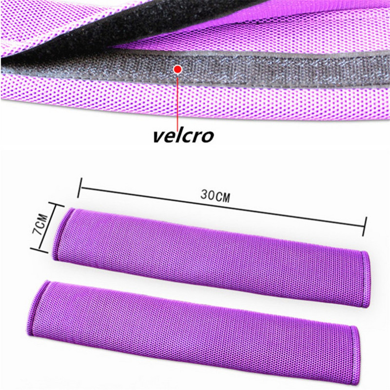 2 vnt. kvėpuojantis automobilio saugos diržo dangtelis saugos diržo pagalvėlė sumuštinis saugos diržas pečių pagalvėlės Automatinis saugos diržas pečių apsauginis diržas