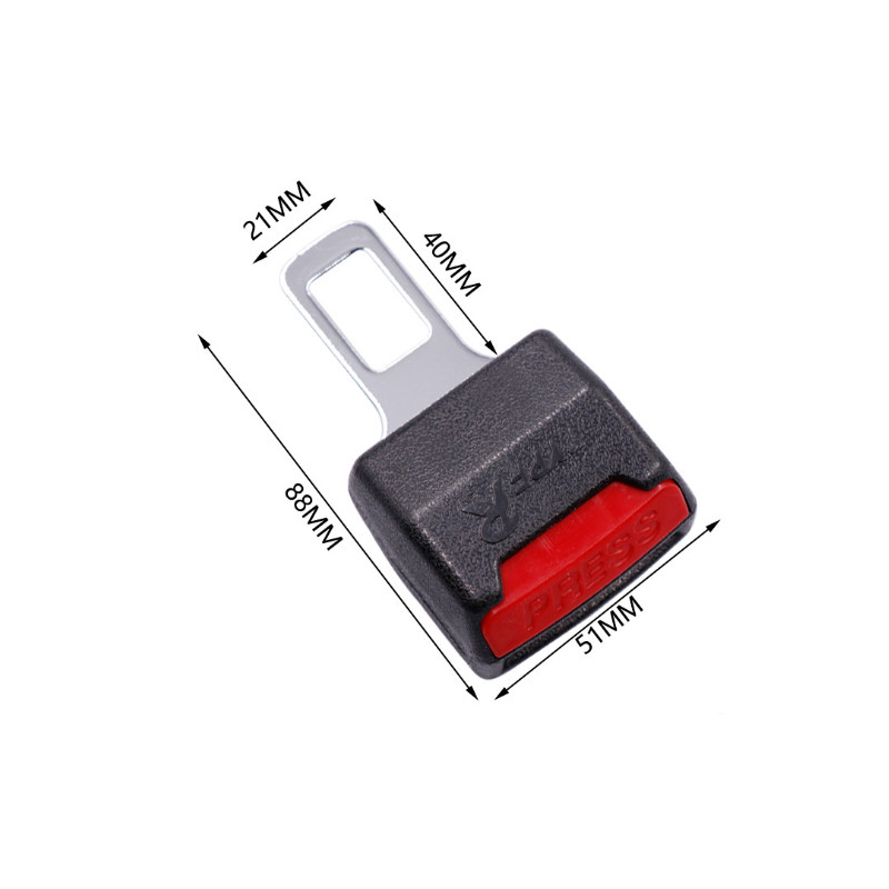 2 τμχ Προέκταση ζώνης ασφαλείας αυτοκινήτου Κλειδαριά ζώνης ασφαλείας πόρπη βύσμα υποδοχή ζώνης επένδυση Προέκταση πόρπη βύσμα κλιπ Αξεσουάρ αυτοκινήτου