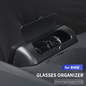 За BMW Централна конзола LCD заден държач за слънчеви очила Кутия за съхранение Организатор за G20 G30 X1 X3 X4 F18 G01 G02 Автоаксесоари