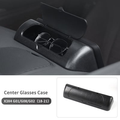 За BMW Централна конзола LCD заден държач за слънчеви очила Кутия за съхранение Организатор за G20 G30 X1 X3 X4 F18 G01 G02 Автоаксесоари