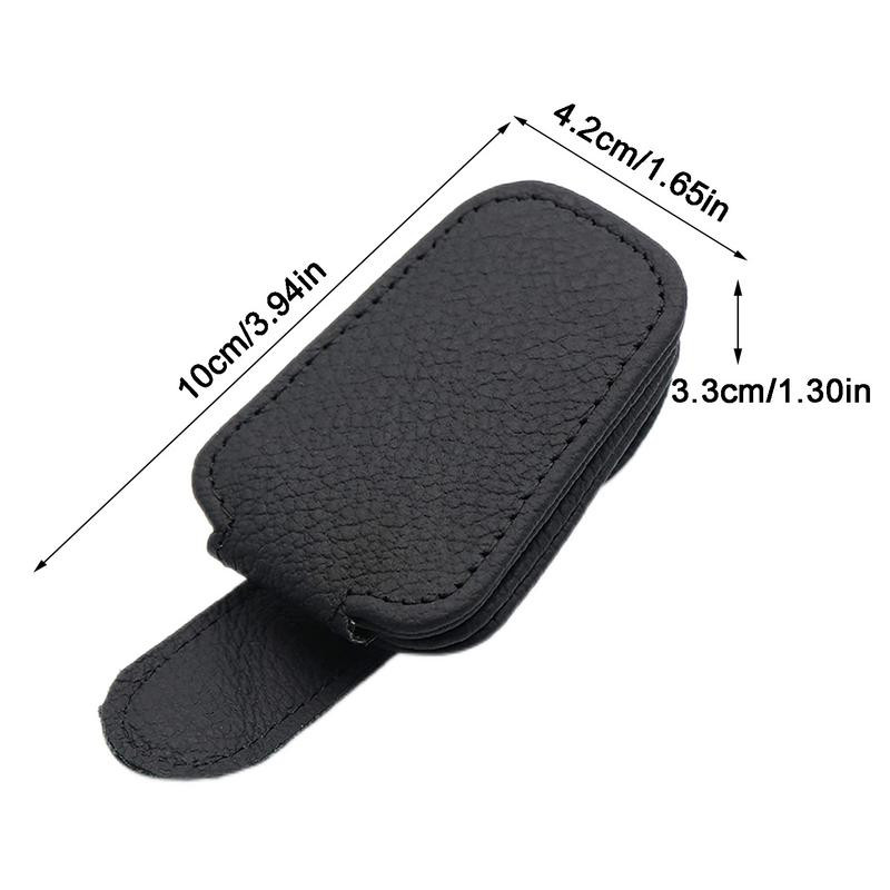 Autós szemüvegtartók Univerzális autós napszemüveg tartó Mágneses szemüvegakasztó klip autókhoz Autós napellenző Tartozékok Tartós és