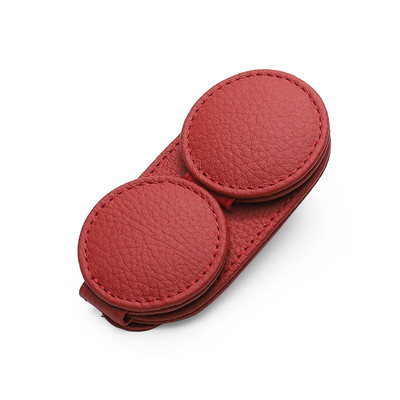 Кожен държач за слънчеви очила Двойни щипки Универсален интериор на кола Закопчалка за карти за билети Преносим сенник Органайзер Автоаксесоари