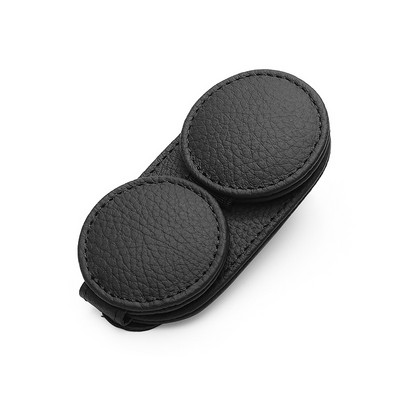 Кожен държач за слънчеви очила Двойни щипки Универсален интериор на кола Закопчалка за карти за билети Преносим сенник Органайзер Автоаксесоари