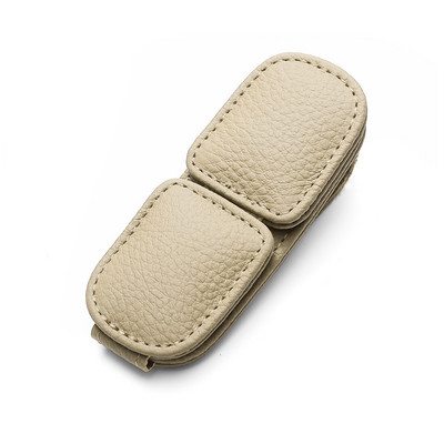 Кожен държач за слънчеви очила Двойни щипки Универсален интериор на кола Закопчалка за карти за билети Преносим сенник Органайзер Автоаксесоари