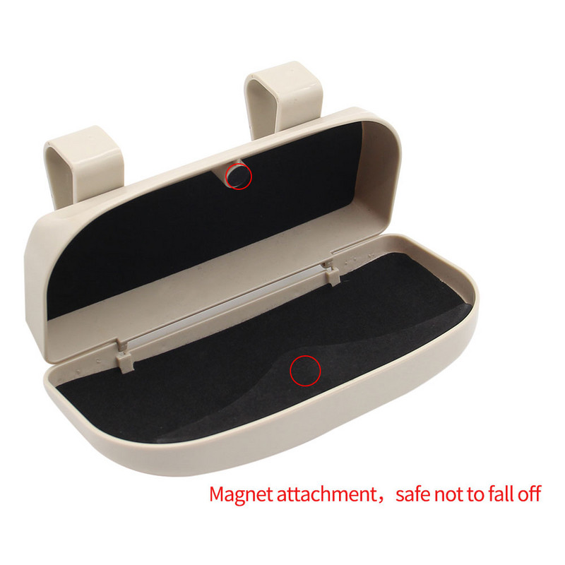Suport pentru ochelari Suport magnetic pentru parasolar pentru mașină Organizator pentru ochelari Suport pentru cutie de depozitare pentru ochelari Parasolar pentru vizor Suport pentru ochelari
