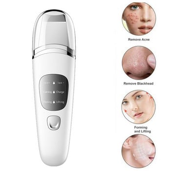 Ultrasonic Facial Skin Scrubber Deep Cleaning Remover Blackhead Peeling Dead Skin Shovel Pore Face Cleaner Προϊόν περιποίησης δέρματος