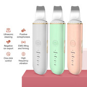Ultrahangos bőrradír arc spatula mitesszer eltávolító arcradír lapát Tiszta kavitációs peeling arc lifting eszközök