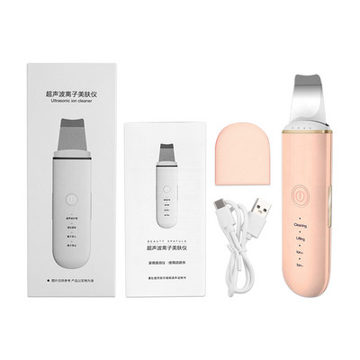 Ultrahangos bőrradír arc spatula mitesszer eltávolító arcradír lapát Tiszta kavitációs peeling arc lifting eszközök