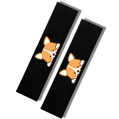 2 DB Cartoon Aranyos autós biztonsági öv burkolat autóformázó tok Mercedes Benz C180 C200 C260 C300 W108 W124 W126 W140 W168 W169 W176
