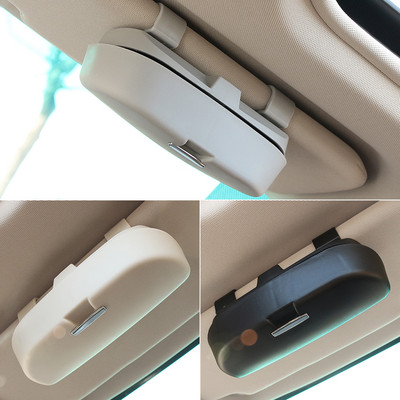 Автомобилна кола Скоба за очила Скоба за билети Скоба за карти ABS Калъфи за автомобилни очила Автомобилна козирка за слънце Поставка за слънчеви очила Аксесоари