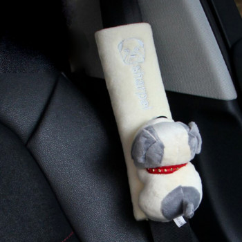 Сладък анимационен филм Калъф за предпазен колан за кола Възглавница за предпазен колан, презрамка, протектор, подложка за деца/детски играчки, животни, орнаменти