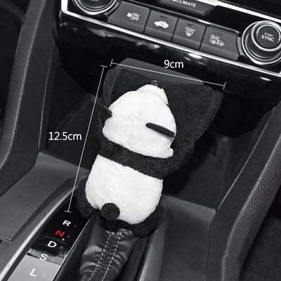 1Pc slatka crtana panda lutka stilizirana navlaka za sigurnosni pojas automobila Mekana udobna plišana medvjedica za spavanje Jastučić za naramenicu za djecu