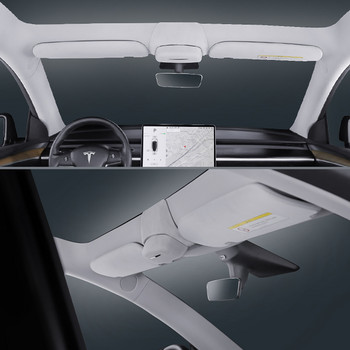 Аксесоари за автомобилен интериор Калъф за очила Органайзер Калъф за държач за очила за автомобил Tesla Model 3 Model Y 2017-2022
