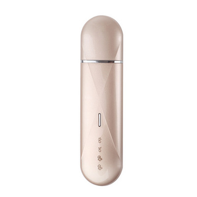 Skin Scruber Scrubber Ultrahangos Supersonic Soundings Tisztítás Mitesszerek eltávolítása Arc spatula Elektromos lapát tisztító