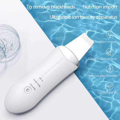 Professzionális arc pórustisztító bőrradír Sonic Face Ionic Peeling Beauty Machine Ultrahangos bőr spatula