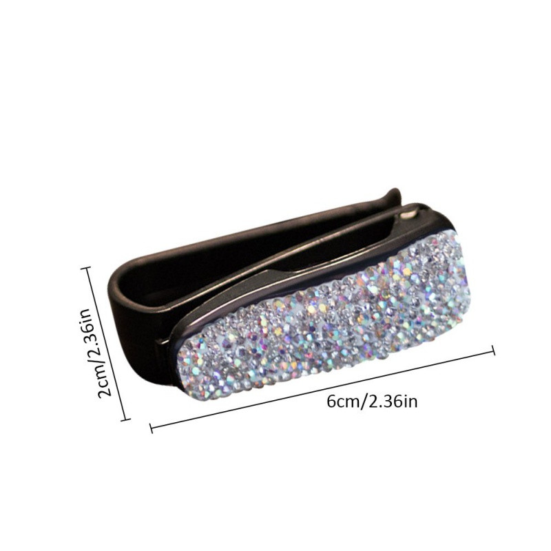 Hot Rhinestone Diamond autós napellenző szemüvegek napszemüvegek mappa Jegy nyugta kártya klip tárolótartozékok