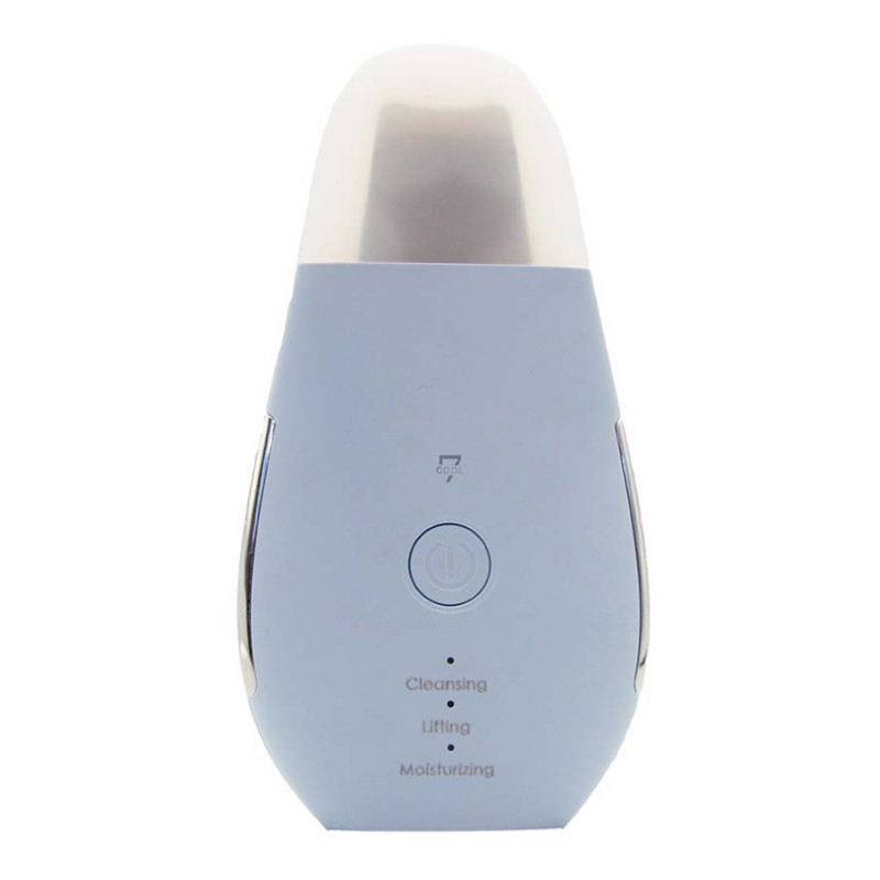 Arcápolás Ultra Sonic Skin Scrubber Super Ion Beauty Device Skin Spatula EMS Face Lifting bőrradír