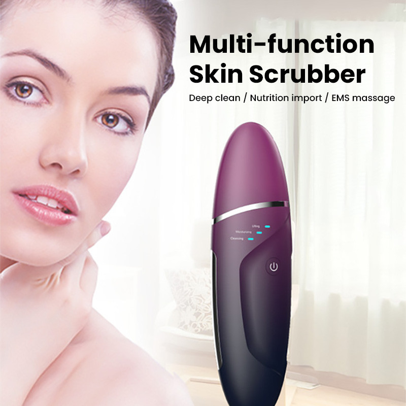 Ultrahangos arctisztító arcmasszírozó bőrápolás Ultrahangos bőrradír tisztító mitesszer kavitációs peeling lapát
