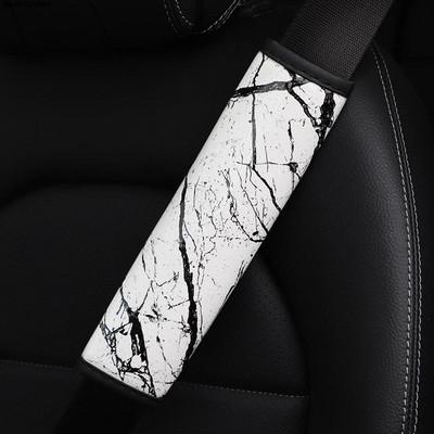 Cool biztonsági öv huzat Leopard Cow Print személyre szabott koponya punk búvárszövet Kényelmes biztonsági öv dekoráció vállpánt autó autó