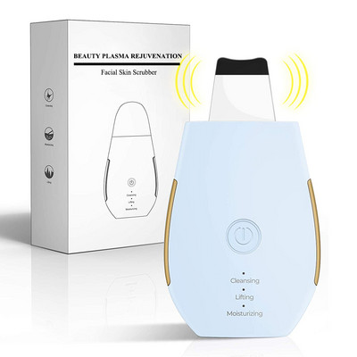 Ultrahangos arcbőrradír Bőr spatula mitesszer eltávolító arcradír lapát Tiszta kavitációs peeling arc lifting