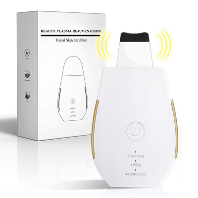 Ultrahangos arcbőrradír Bőr spatula mitesszer eltávolító arcradír lapát Tiszta kavitációs peeling arc lifting