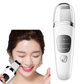 Ultrahangos arctisztító bőrradír ápoló mély pórustisztító elhalt bőr hámlasztó lapátos arcemelő gép LCD Beauty