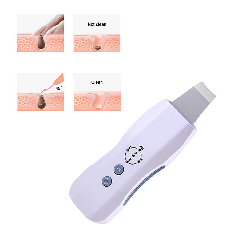 Ultrahangos bőrradír mélytisztító arcradír vibráló arctisztító bőr spatula peeling szépségápolási eszköz