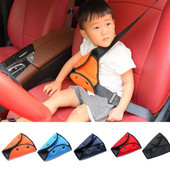 1PC Ζώνη ασφαλείας για παιδιά Τρίγωνο Fixer Ασφαλές κάλυμμα ζώνης ασφαλείας αυτοκινήτου Μαλακό ρυθμιζόμενο για προστασία λαιμού παιδιών Εσωτερικό αξεσουάρ αυτοκινήτου