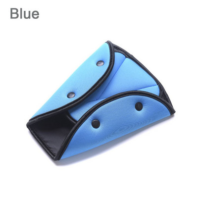 1PC Ζώνη ασφαλείας για παιδιά Τρίγωνο Fixer Ασφαλές κάλυμμα ζώνης ασφαλείας αυτοκινήτου Μαλακό ρυθμιζόμενο για προστασία λαιμού παιδιών Εσωτερικό αξεσουάρ αυτοκινήτου