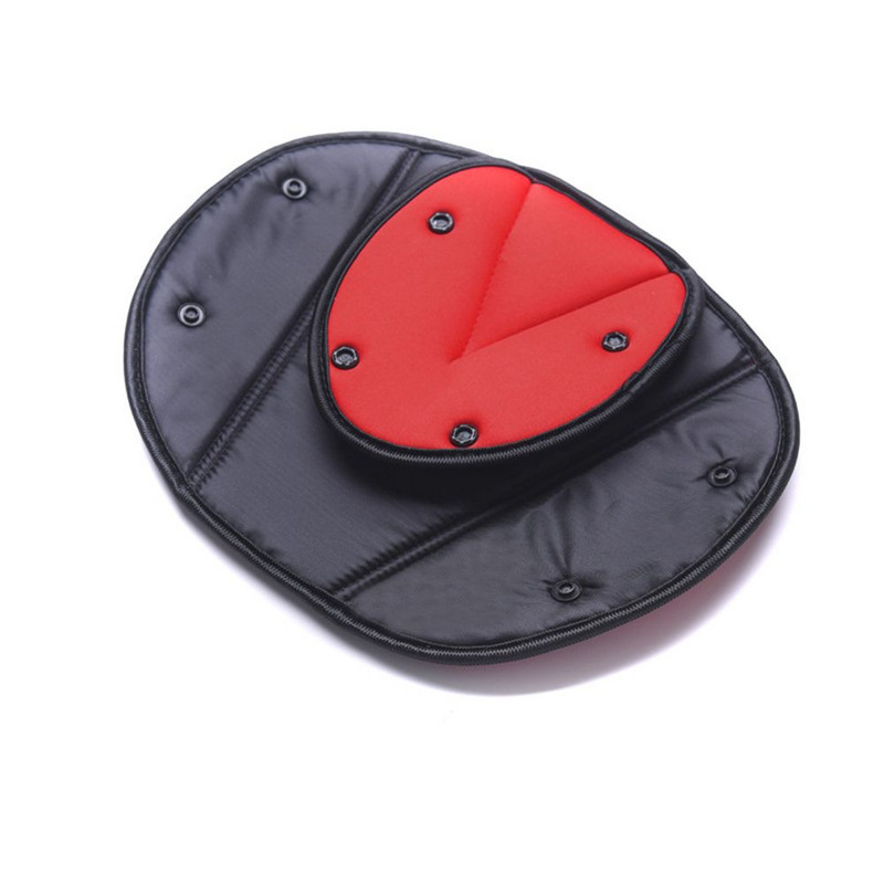 1PC Ζώνη ασφαλείας για παιδιά Τρίγωνο Fixer Ασφαλές κάλυμμα ζώνης ασφαλείας αυτοκινήτου Μαλακό ρυθμιζόμενο για προστασία λαιμού παιδιών Εσωτερικό αξεσουάρ αυτοκινήτου