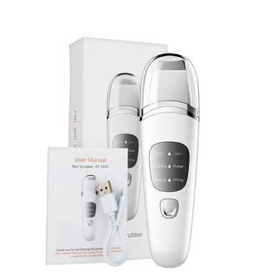 Ultragarsinis odos šveitiklis veido mentele Deep Clean + nešiojamasis veido garintuvas porų valiklis Joninis šveitimas nuo spuogų šveičiamasis šveitimas grožio priemonės