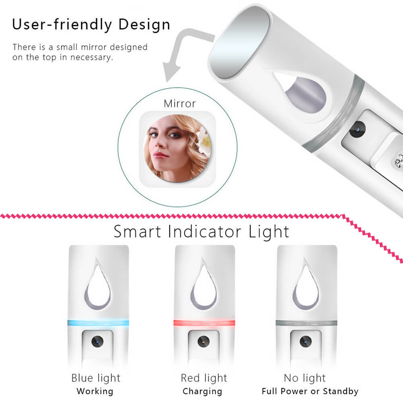 Ultragarsinis odos šveitiklis veido mentele Deep Clean + nešiojamasis veido garintuvas porų valiklis Joninis šveitimas nuo spuogų šveičiamasis šveitimas grožio priemonės