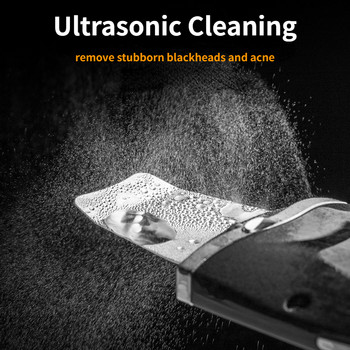 Αφαίρεση μαύρων στιγμάτων Cutin Acne Vibration Ultrasonic Skin Scraper Καθαρισμός προσώπου Εισαγωγή Εξαγωγή Skin Scraper
