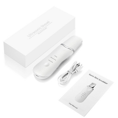 Újratölthető ultrahangos arcbőrradír arctisztító peeling vibrációs mitesszer eltávolító hámlasztó pórustisztító eszközök
