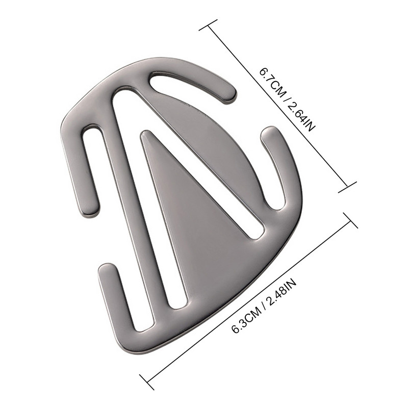 Newrst Αυτοκίνητο Ρυθμιστής ζώνης ασφαλείας από κράμα αλουμινίου Κλιπ ζώνης ασφαλείας αυτοκινήτου Κλιπ ζώνης ασφάλισης Πόρπη ώμου για ενήλικα παιδιά