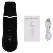 Ultrahangos Bőrradír Vibrációs Arc Spatula Mitesszer eltávolító Lapát Tiszta Kavitációs Peeling Arc Lifting Bőrápolás