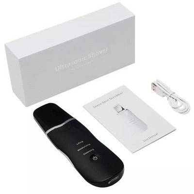 Ultrahangos Bőrradír Vibrációs Arc Spatula Mitesszer eltávolító Lapát Tiszta Kavitációs Peeling Arc Lifting Bőrápolás