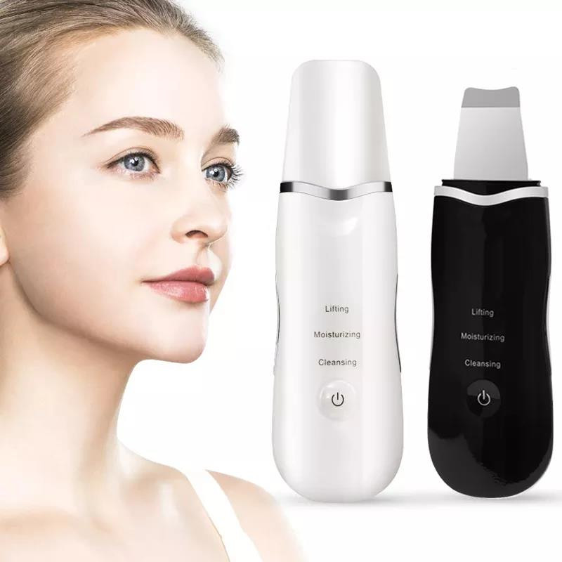 Ultrahangos Bőrradír Vibrációs Arc Spatula Mitesszer eltávolító Lapát Tiszta Kavitációs Peeling Arc Lifting Bőrápolás