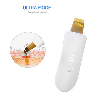 24kHz Golden Ultrasonic Skin Scrubber with Nano Mist Moisturizing Pore Device Deput Cleaning Device Depiling Deleing Machine
