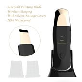 Ultrahangos bőrradír mitesszer akne eltávolító arctisztító ionos arcradír ultrahangos peeling tiszta gépi vibráció